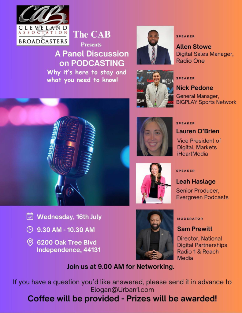 CAB Panel Discussion on Podcasting