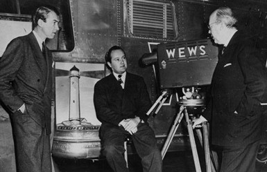 Renowned actor Jimmy Stewart prepares for WEWS-TV’s first broadcast in 1947
